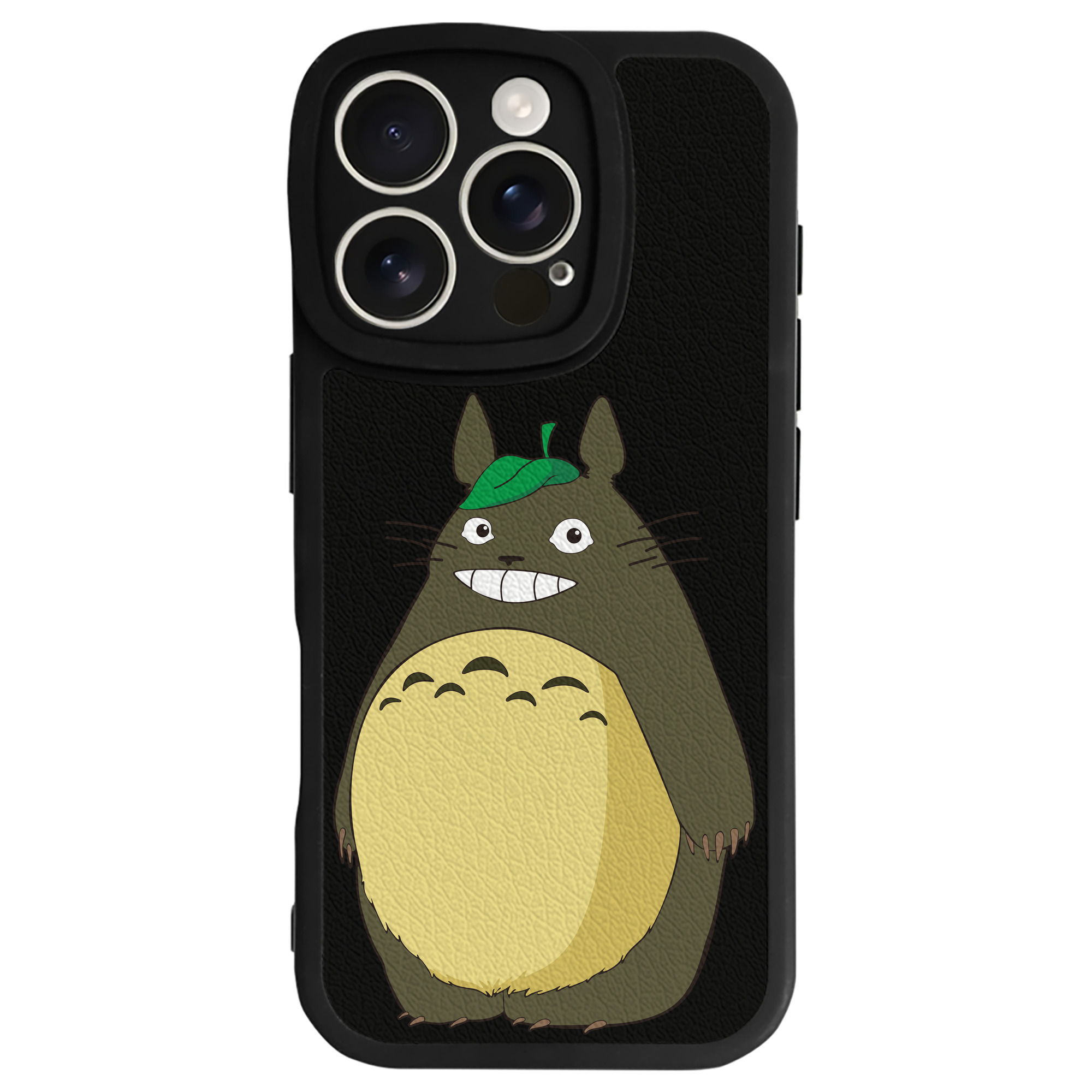 （画像用） となりのトトロ 草壁メイ 草壁サツキ My Neighbor Totoro Satsuki Kusakabe Mei Kusakabe 【iPhone 16シリーズ対応】シリコンスマホケース（レザー調） 材質：シリコン